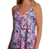 Leilani Tahiti Glow Racer Back Tankini Swim Top J721663 -Pour Moi Bikinis Shop leilani lei01 j721663 gs