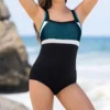Leonisa Color Block One Piece Slimming Swimsuit 190698B -Pour Moi Bikinis Shop leonisa leo001 190698b gs