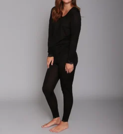 Linda Hartman Silk Knit Legging With Lace Waistband And Cuff 774025 -Pour Moi Bikinis Shop linda hartman liha01 774025 cs2