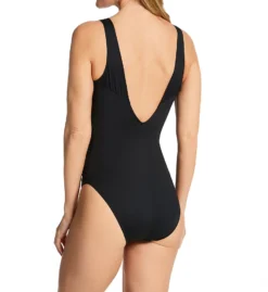 Lise Charmel Sublime Drape Non Wire One Piece Swimsuit ABB6950 -Pour Moi Bikinis Shop lise charmel lich01 abb6950 bs