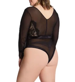 LoveMoi Josephine Plus Long Sleeve Bodysuit L1161X -Pour Moi Bikinis Shop lovemoi lmoi01 l1161x bs
