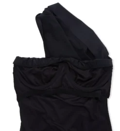 MagicSuit Solid Goddess One Shoulder One Piece Swimsuit 6006074 -Pour Moi Bikinis Shop magicsuit mags01 6006074 cs6