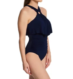 MagicSuit Square Cut Liza One Piece Swimsuit 6006097 -Pour Moi Bikinis Shop magicsuit mags01 6006097 fs