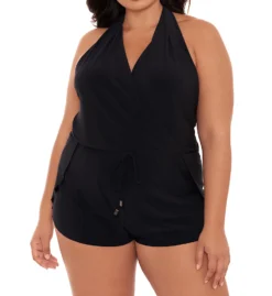 MagicSuit Plus Size Bianca Romper One Piece Swimsuit 606057W