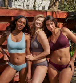 Maidenform Pure Comfort Feel Good Seamless Side Brami DM2302 -Pour Moi Bikinis Shop maidenform mai001 dm2302 cs2