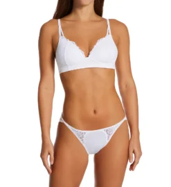 Maidenform Eco Lace String Bikini Panty DMECBK -Pour Moi Bikinis Shop maidenform mai001 dmecbk cs2