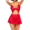 Mapale Babydoll Bra, Skirt & Panty 3-Pc Set 7443