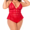 Mapale Plus Size Romper & Thong Set 7445X -Pour Moi Bikinis Shop mapale map001 7445x gs