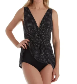 Miraclesuit Pin Point Marais Wireless One Piece Swim Dress 6518535 -Pour Moi Bikinis Shop miraclesuit mira01 6518535 cs1