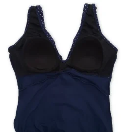 Miraclesuit Pin Point Marais Wireless One Piece Swim Dress 6518535 -Pour Moi Bikinis Shop miraclesuit mira01 6518535 cs3