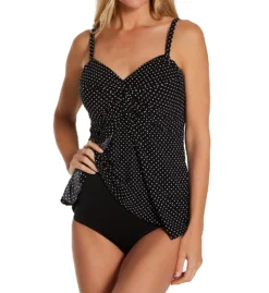 Miraclesuit Must Haves Pin Point Love Knot Tankini Swim Top 6518547 -Pour Moi Bikinis Shop miraclesuit mira01 6518547 cs1