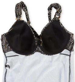 Miraclesuit Bronze Age Plunge Tankini Swim Top 6540102 -Pour Moi Bikinis Shop miraclesuit mira01 6540102 cs6