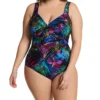Miraclesuit Plus Size Tropicat Revele One Piece Swimsuit 6555619