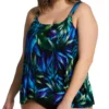 Miraclesuit Plus Size Useppa Dazzle Tankini Swim Top 6555626 -Pour Moi Bikinis Shop miraclesuit mira01 6555626 gs