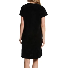 Miss Elaine Micro Terry Short Sleeve Zip Front Short Robe 834003 -Pour Moi Bikinis Shop miss elaine miss01 834003 bs