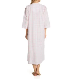 Miss Elaine Seersucker Long Gown 867601 -Pour Moi Bikinis Shop miss elaine miss01 867601 bs