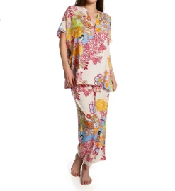 N By Natori Geisha Garden Mandarin PJ Set RC6004