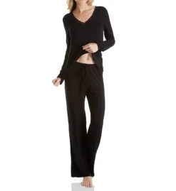 Natori Feathers Long Sleeve PJ Set B76129 -Pour Moi Bikinis Shop natori nat001 b76129 cs1