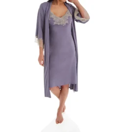 Natori Luxe Shangri-La Long Robe E74056 -Pour Moi Bikinis Shop natori nat001 e74056 cs5