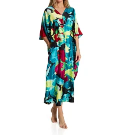 Natori Suisai Zip Caftan R70219 -Pour Moi Bikinis Shop natori nat001 r70219 fs