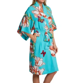 Natori Wild Poppy Wrap Robe R74009 -Pour Moi Bikinis Shop natori nat001 r74009 fs