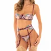 Oh La La Cheri Annette Multi Colored Embroidered Three Piece Set 4111463 -Pour Moi Bikinis Shop oh la la cheri ohla01 4111463 gs