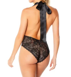 Oh La La Cheri Aria Mesh Plunge Halter Teddy 5210990 -Pour Moi Bikinis Shop oh la la cheri ohla01 5210990 bs