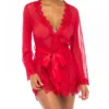 Oh La La Cheri Provence Eyelash Robe And G-String Set 9411136 -Pour Moi Bikinis Shop oh la la cheri ohla01 9411136 gs
