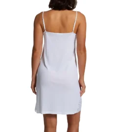 P-Jamas Pima Cotton Silky Ribs Chemise With Lace 307709 -Pour Moi Bikinis Shop p jamas pj001 307709 bs