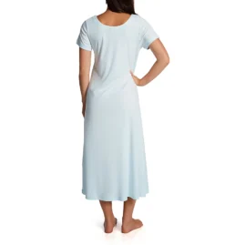 P-Jamas Butterknits Long Nightgown With Short Sleeves 375660 -Pour Moi Bikinis Shop p jamas pj001 375660 bs