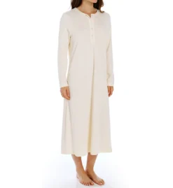 P-Jamas 48 Inch Henley Long Gown 387660