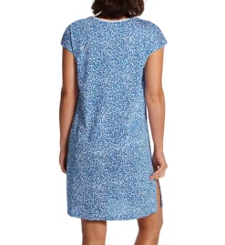 P-Jamas Sweet Leopards Denim Cap Sleeve Chemise SLD-03 -Pour Moi Bikinis Shop p jamas pj001 sld 03 bs