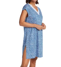 P-Jamas Sweet Leopards Denim Cap Sleeve Chemise SLD-03 -Pour Moi Bikinis Shop p jamas pj001 sld 03 fs