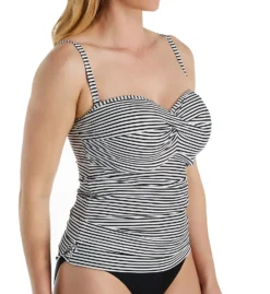 Panache Anya Stripe Bandeau Tankini Swim Top SW0891 -Pour Moi Bikinis Shop panache pana01 sw0891 cs6