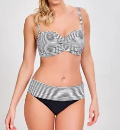 Panache Anya Stripe Folded Swim Bottom SW0897 -Pour Moi Bikinis Shop panache pana01 sw0897 cs1