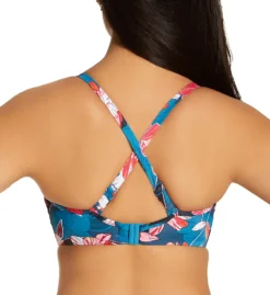 Panache Anya Riva Print Twist Bandeau Bikini Swim Top SW1403 -Pour Moi Bikinis Shop panache pana01 sw1403 cs1