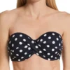 Panache Anya Riva Spot Twist Bandeau Bikini Swim Top SW1453 -Pour Moi Bikinis Shop panache pana01 sw1453 gs