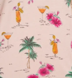 PJ Salvage Playful Prints Tropical Drinks 3 Pc PJ Set RHPLPJT -Pour Moi Bikinis Shop pj salvage pjsa01 rhplpjt cs1