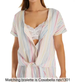 PJ Salvage Washed Ashore Striped Button Front Top ROWAT1 -Pour Moi Bikinis Shop pj salvage pjsa01 rowat1 cs1