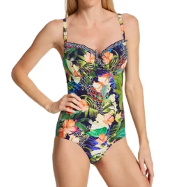 Pour Moi Havana Breeze Underwire Control One Piece Swimsuit 13413 -Pour Moi Bikinis Shop pour moi pmoi01 13413 fs