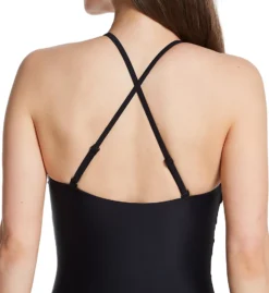 Pour Moi High Neck Mesh Insert Control One Piece Swimsuit 1408 -Pour Moi Bikinis Shop pour moi pmoi01 1408 cs1