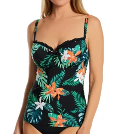 Pour Moi Miami Brights Underwire Padded Tankini Swim Top 14111