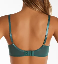 Pour Moi Satin Luxe Plunge Padded Bra 18800 -Pour Moi Bikinis Shop pour moi pmoi01 18800 bs