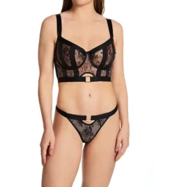 Pour Moi India Embroidery Thong Panty 20341 -Pour Moi Bikinis Shop pour moi pmoi01 20341 cs1