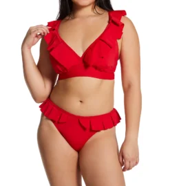 Pour Moi Space Frill Brief Swim Bottom 36048 -Pour Moi Bikinis Shop pour moi pmoi01 36048 cs1