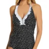 Pour Moi Hot Spots Halter Underwire Tankini Swim Top 3907 -Pour Moi Bikinis Shop pour moi pmoi01 3907 gs