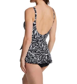 Profile By Gottex Black Swan V-Neck Skirted One Piece Swim Dress BS2134 -Pour Moi Bikinis Shop profile by gottex prof01 bs2134 bs