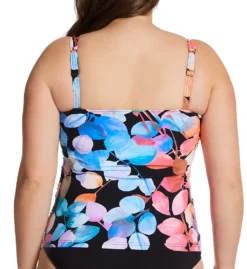 Profile By Gottex Plus Size Color Rush Square Neck Tankini Swim Top CR1W18 -Pour Moi Bikinis Shop profile by gottex prof01 cr1w18 bs