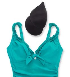 Profile By Gottex Frill Me Tie Front One Piece Swim Dress FM2125 -Pour Moi Bikinis Shop profile by gottex prof01 fm2125 cs5