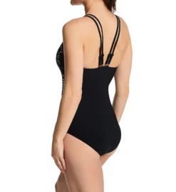 Profile By Gottex Mashrabiya High Neck One Piece Swimsuit M2049 -Pour Moi Bikinis Shop profile by gottex prof01 m2049 bs